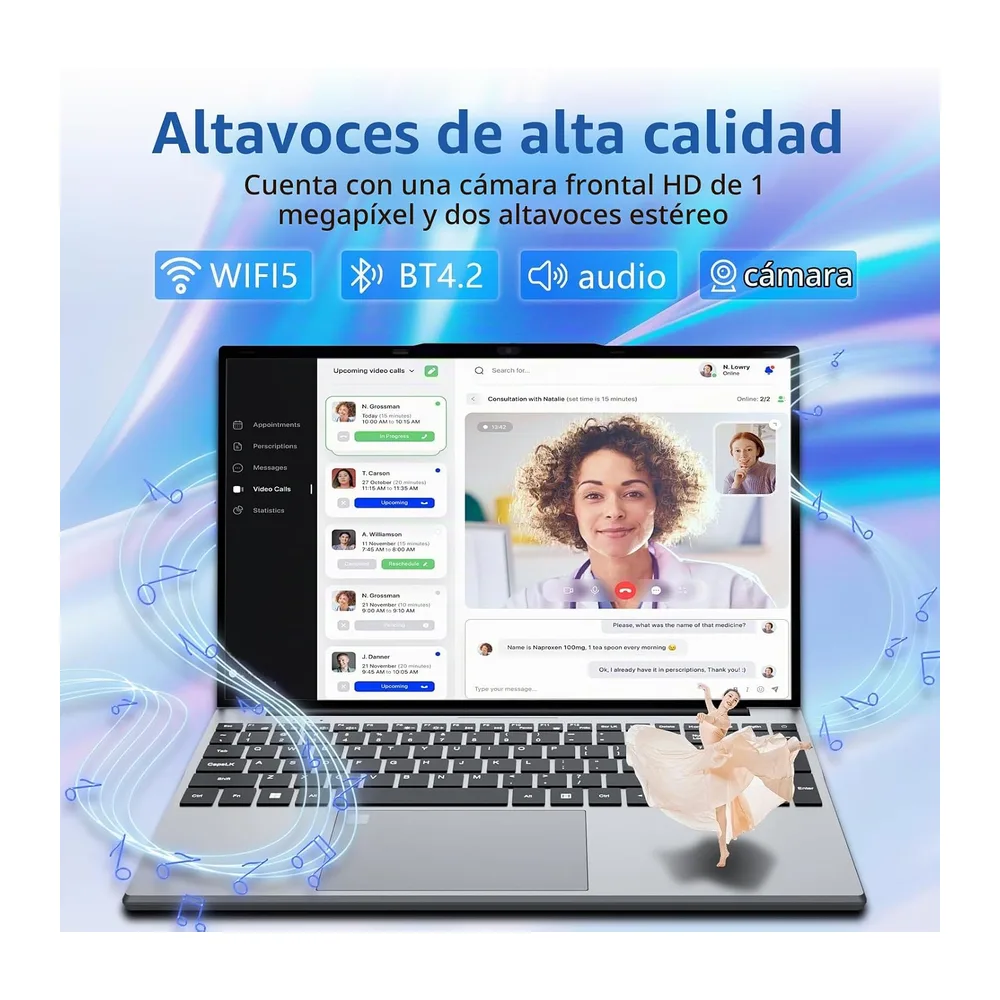 Ordenador Portátil 15,6 Pulgadas con N150 procesador — 6