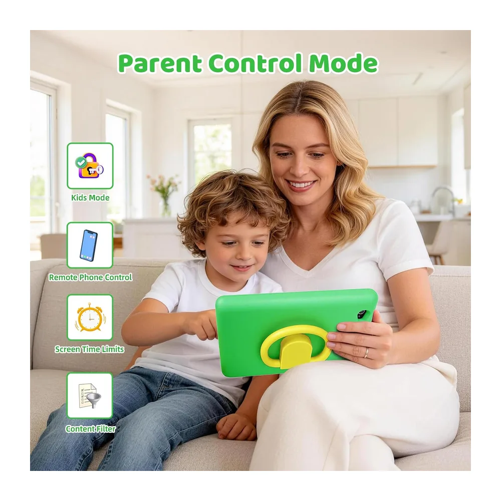 Tablet para Niños 10 Pulgadas, Tablet Infantil Android 16 Cinco Núcleos, 24GB RAM 128GB ROM, Pantalla IPS HD — 3