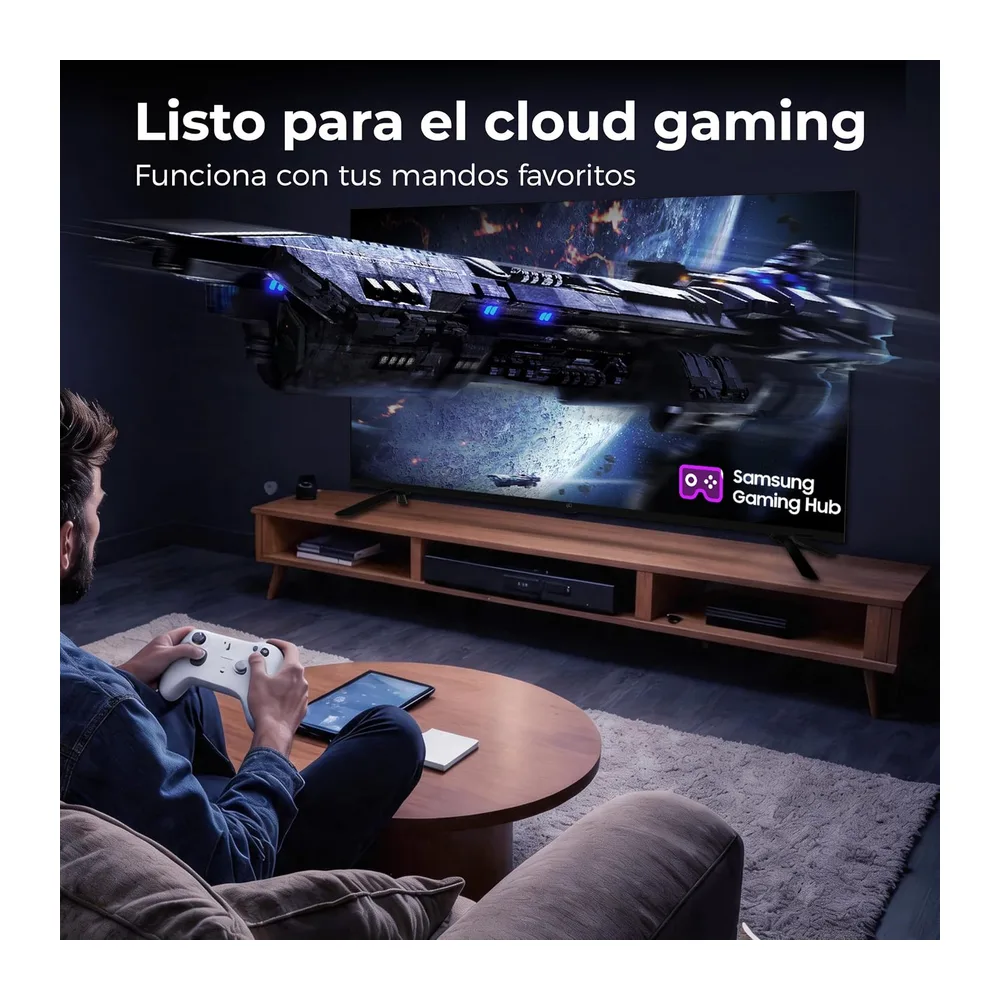FPD Smart TV 50 Pulgadas (127 cm), 4K Tizen TV Compatible with Samsung TV Plus, Airplay & Miracast, HDR 10, — 5
