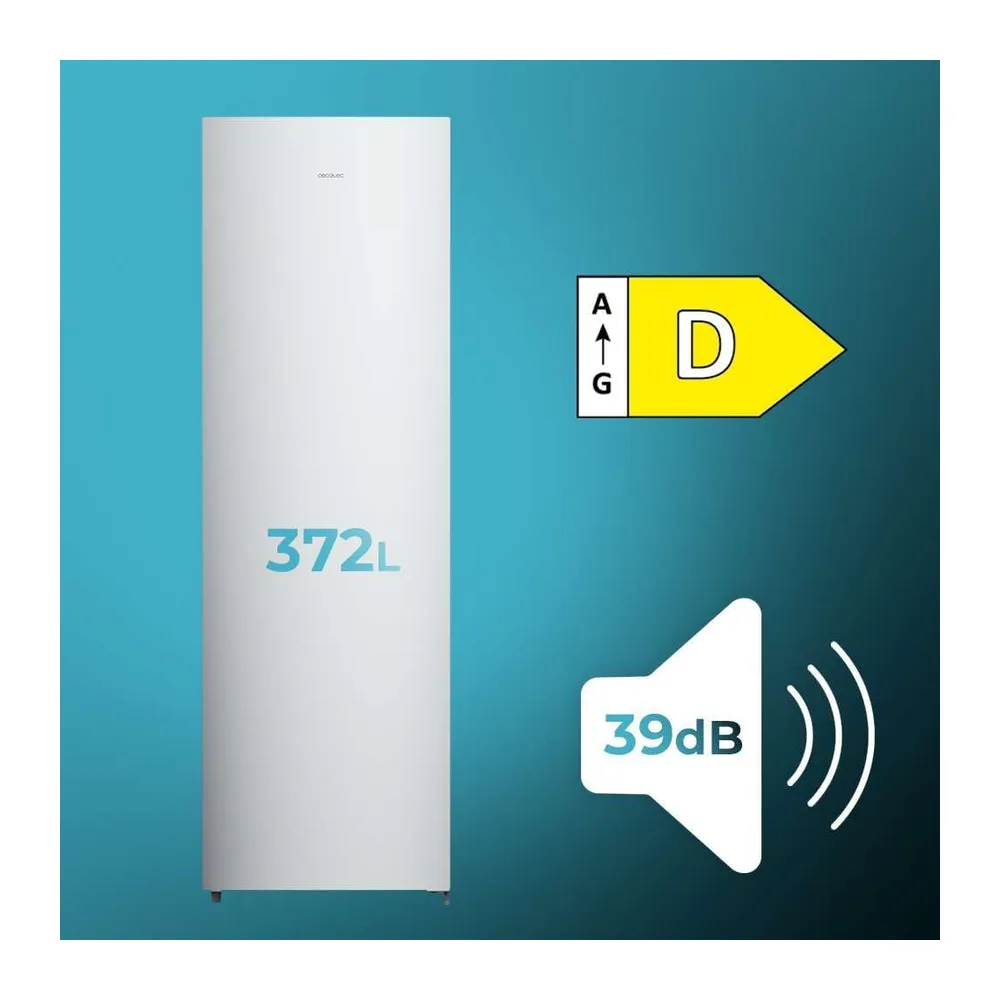 Cecotec Congelador Vertical Dual 206L Bolero CoolMarket UF 206 Dual Inox D [Clase de eficiencia energética D] — 4