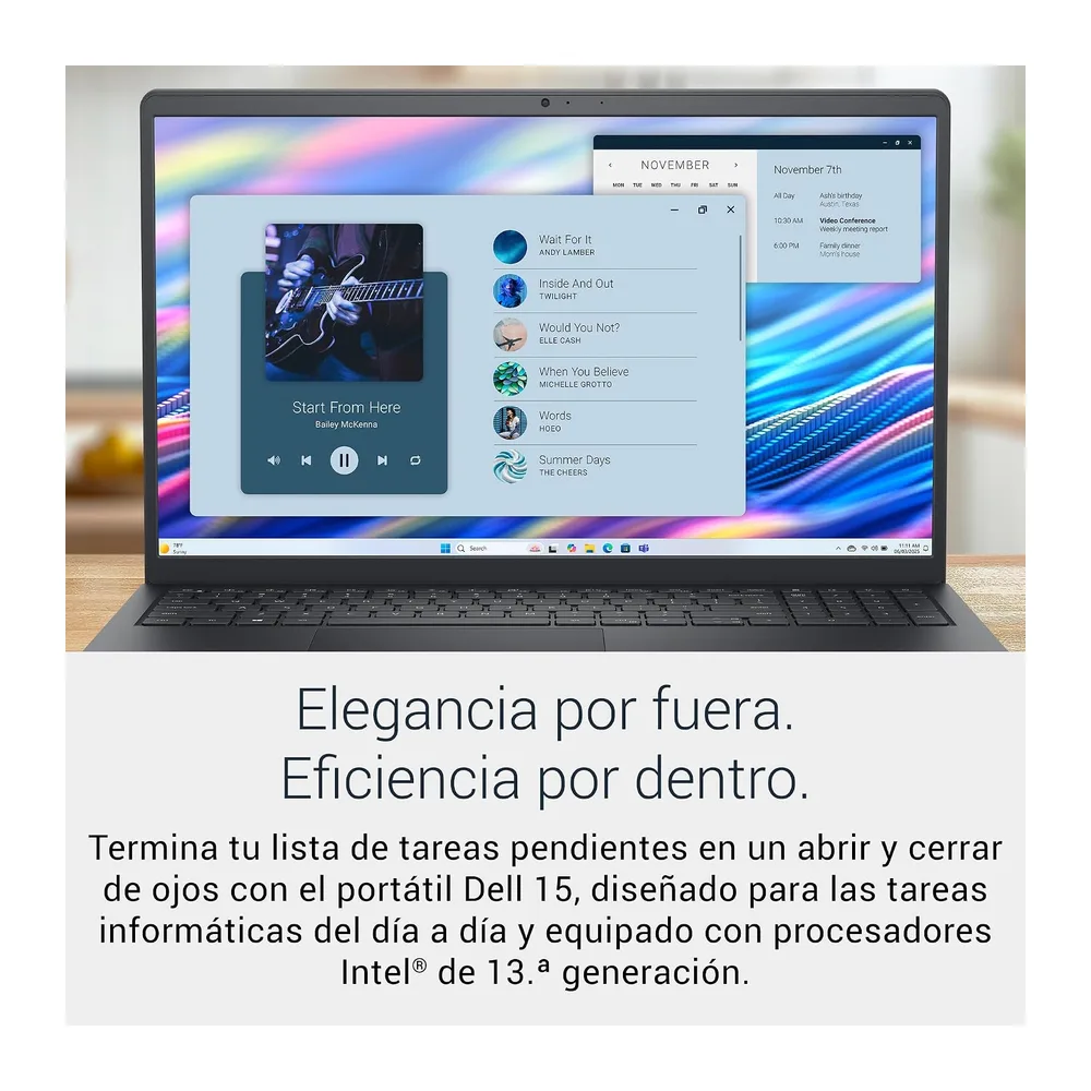 Portátil DELL 15 - Intel Core i5-1334U, 8GB RAM, 512GB SSD — 3