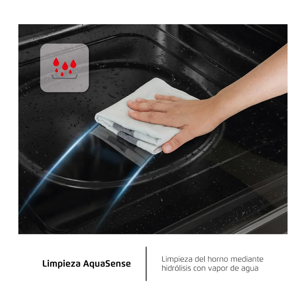 Corbero - Horno Eléctrico Multifunción | CCHM726N | 65L | 3000W | 8 Programas |Limpieza Hidrólisis | Cocción — 6