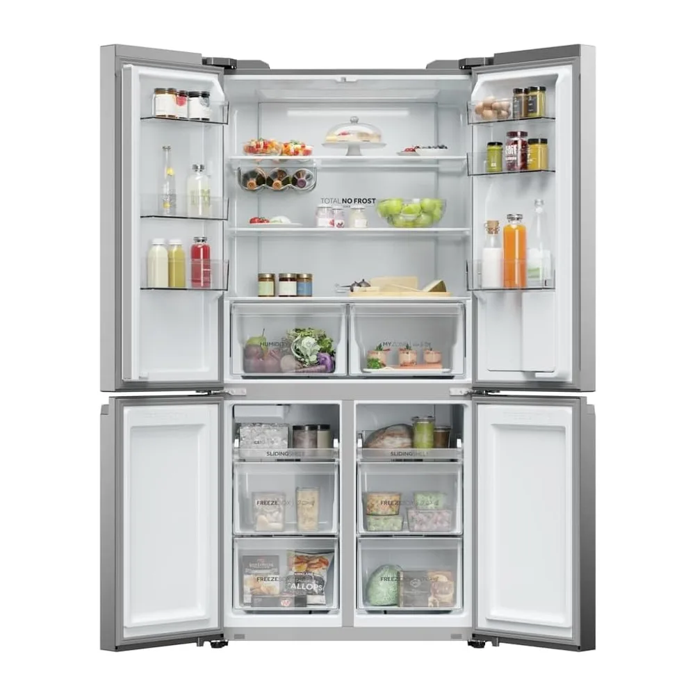 Haier Cube 90 Series 5 SH5CREH209MP - Frigorífico Americano 525L, 4 Puertas, Dispensador agua, Antibacterias, — 3
