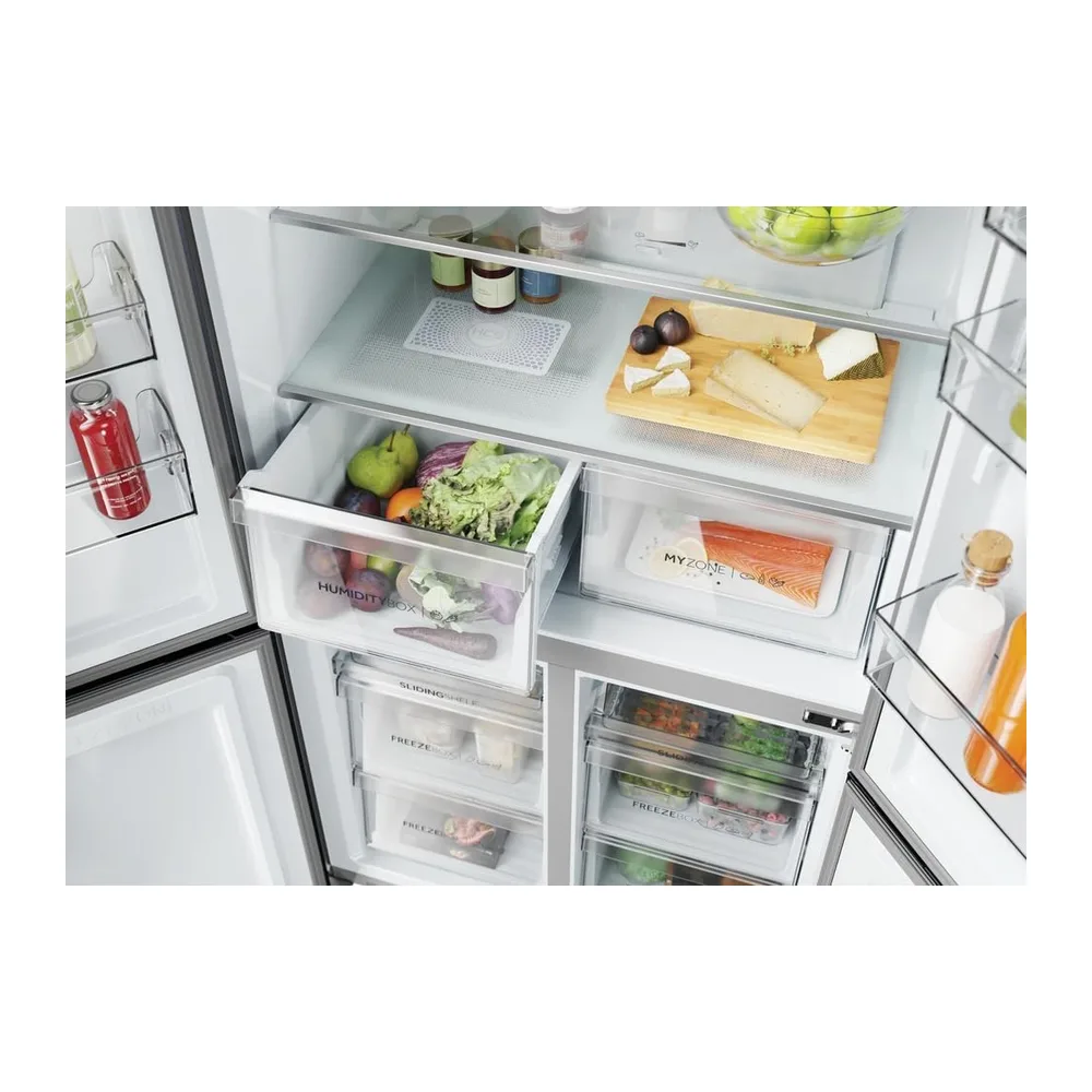 Haier Cube 90 Series 5 SH5CREH209MP - Frigorífico Americano 525L, 4 Puertas, Dispensador agua, Antibacterias, — 6