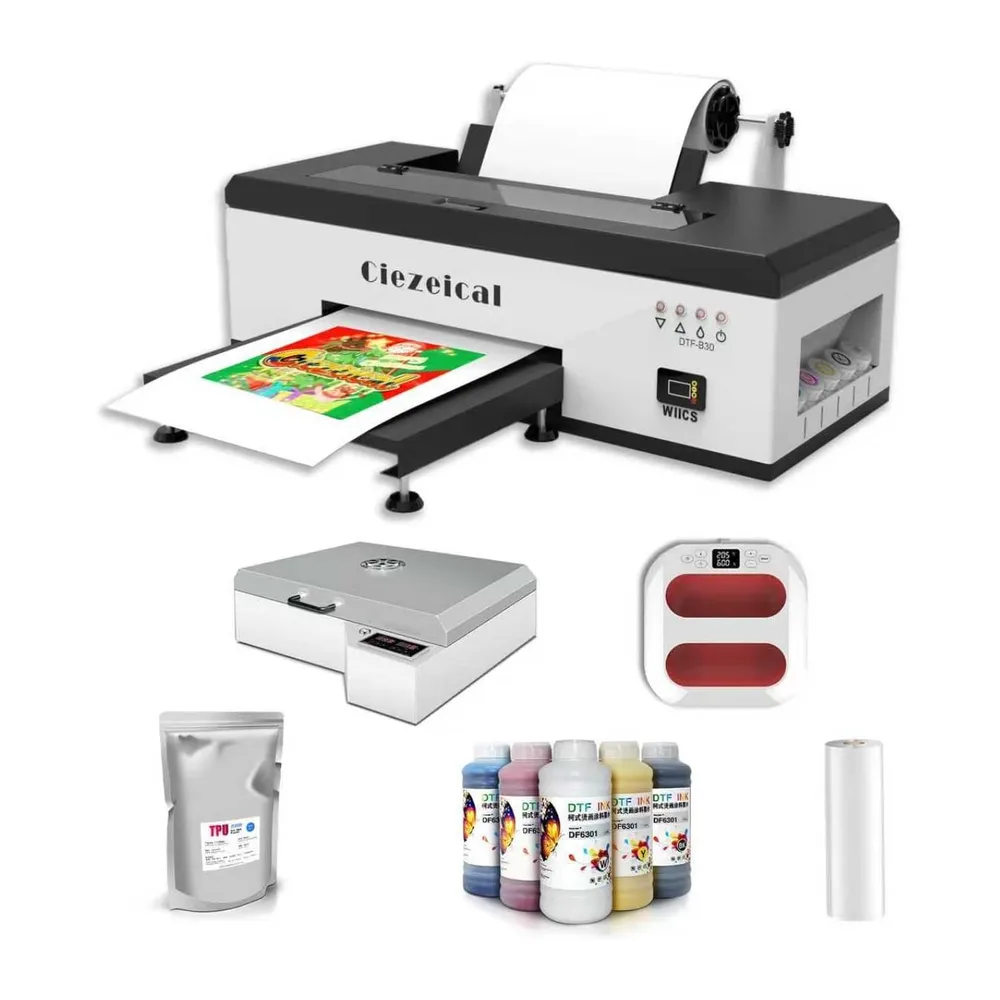 Impresora A3 DTF 1390 con Juego de tintas. Ideal para pequeñas Empresas