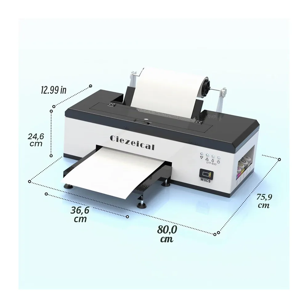 Impresora A3 DTF 1390 con Juego de tintas. Ideal para pequeñas Empresas — 2