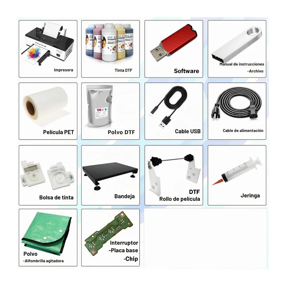 Impresora A3 DTF 1390 con Juego de tintas. Ideal para pequeñas Empresas — 3