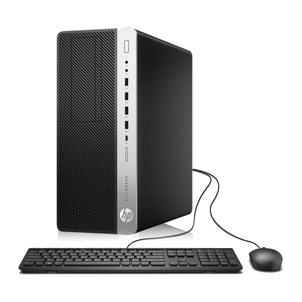 HP EliteDesk 800 G4 MT PC de Escritorio, Intel Core i7-8700T, 16 GB de RAM, SSD de 512 GB, WiFi, Bluetooth,