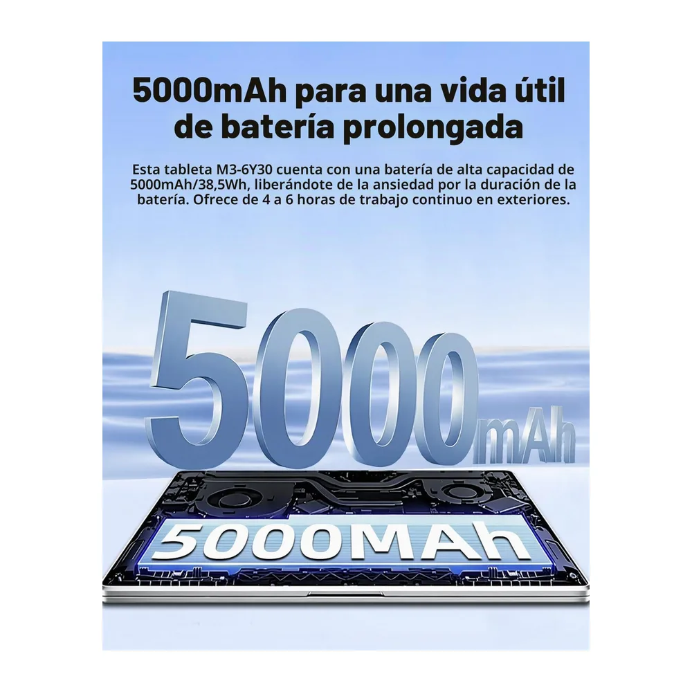 Ordenador Portáti 15,6 Pulgadas, PC Portátil Win 11 8GB RAM 256GB SSD, Laptop con Core M3 6Y30 Procesador, — 6