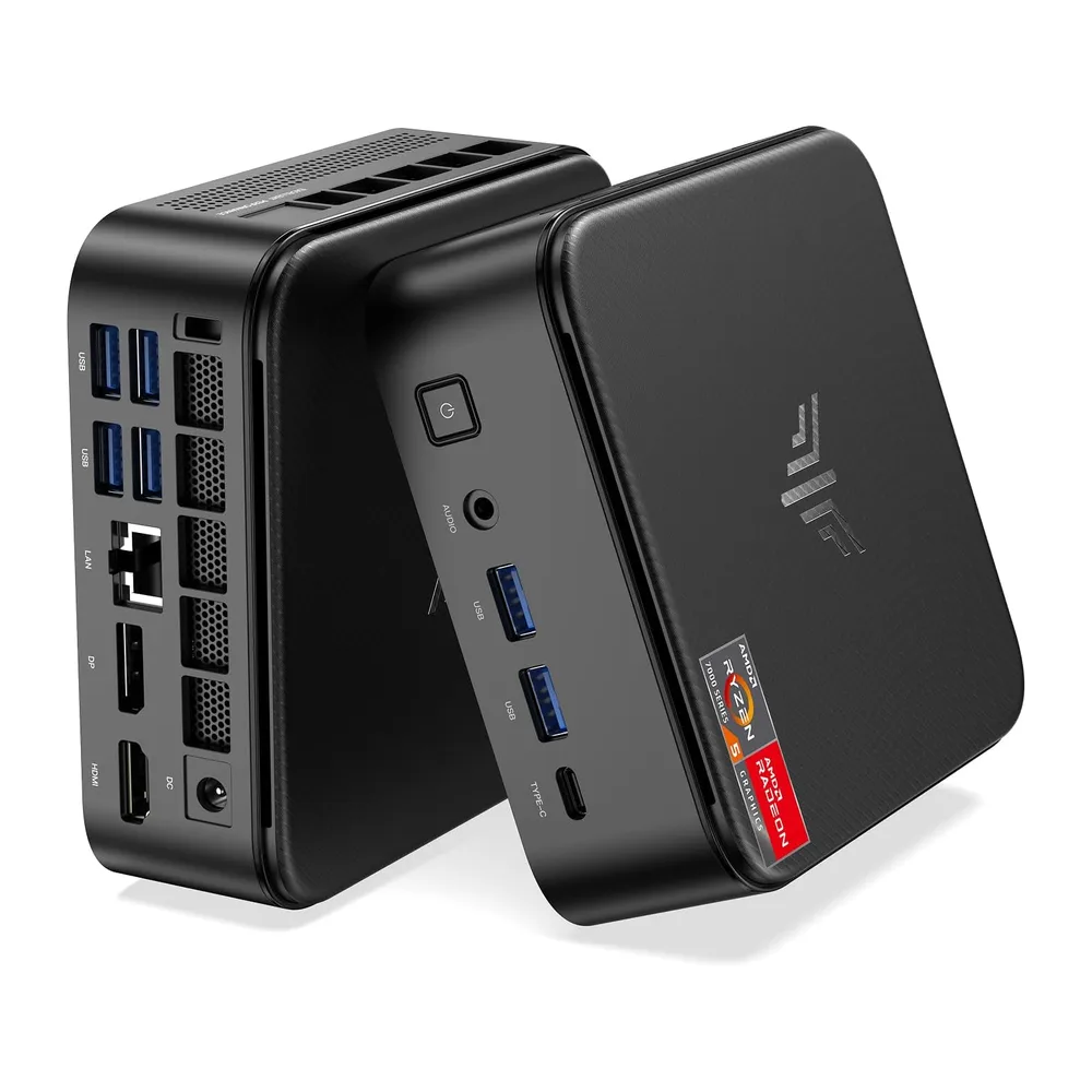 NiPoGi E3B Mini PC AMD Ryzen 5 7530U (4,5 GHz) 16 GB RAM+1TB M.2 SSD