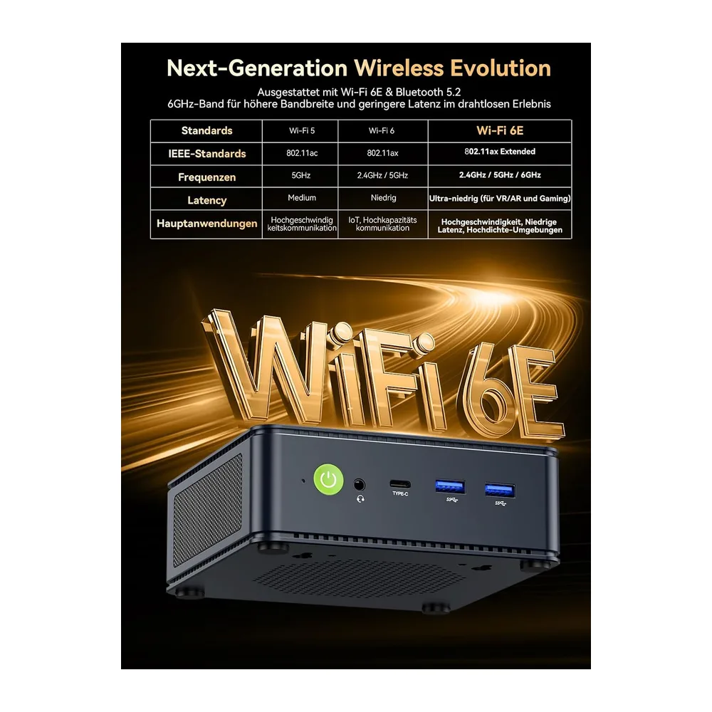 GMKtec M6 Ultra Mini PC Ryzen 5 7640HS (Actualizado Desde 6600H/6800U) — 5