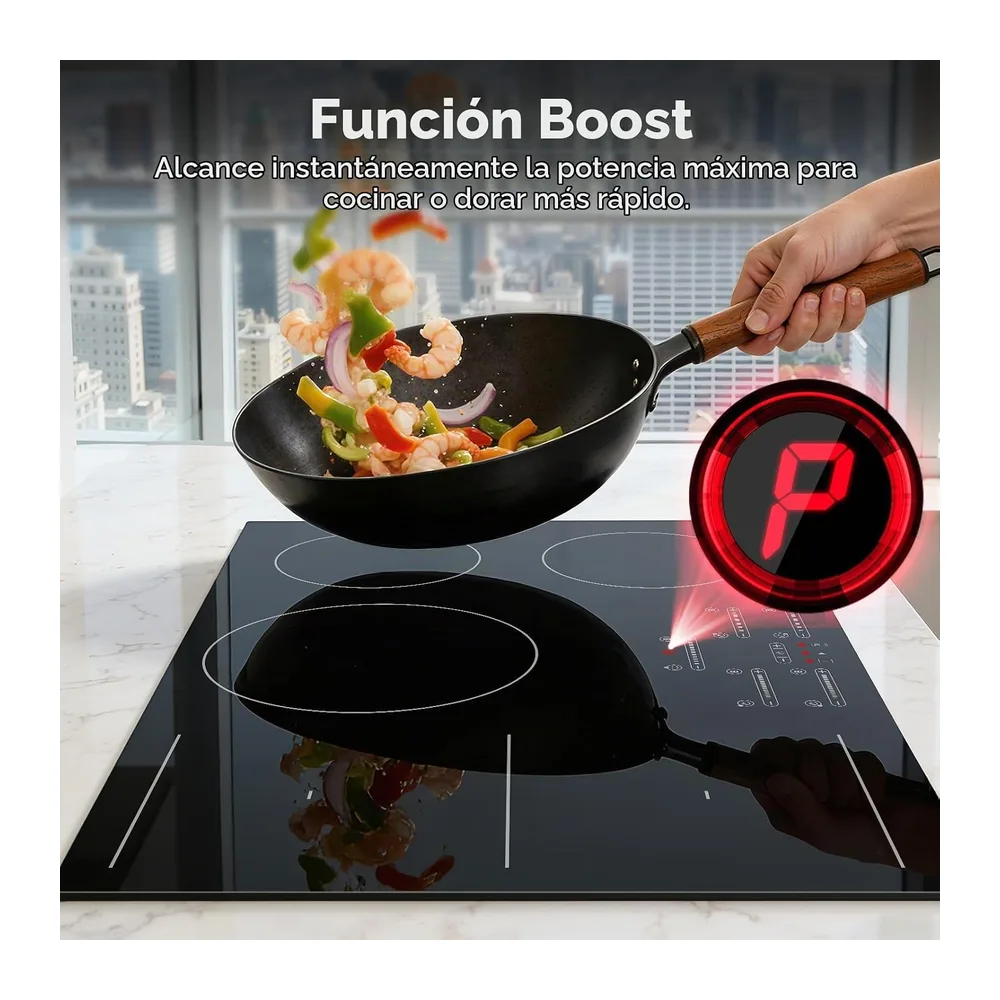 Placa de inducción de 77 cm con 5 placas y 1 Flexzone — 5