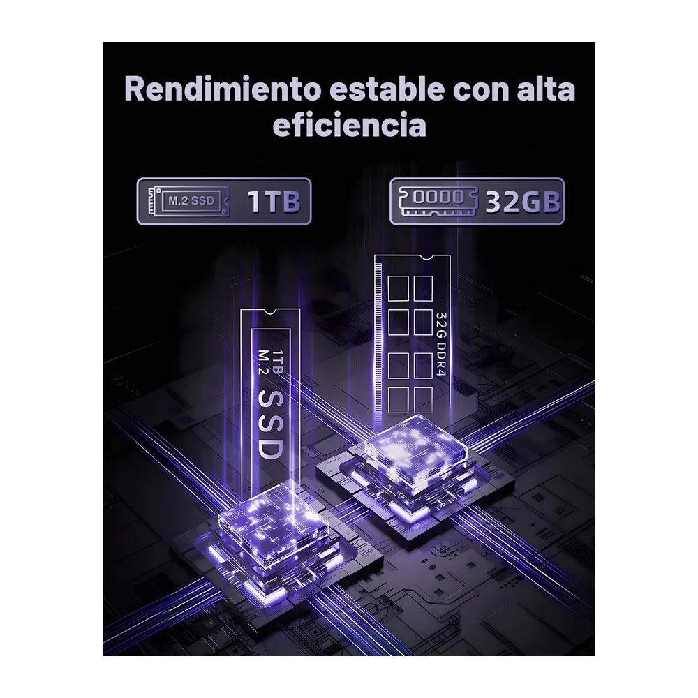 Ordenador Portátil 15,6 Pulgadas con Ryzen 5 7430U (4.3GHz) Procesador — 4