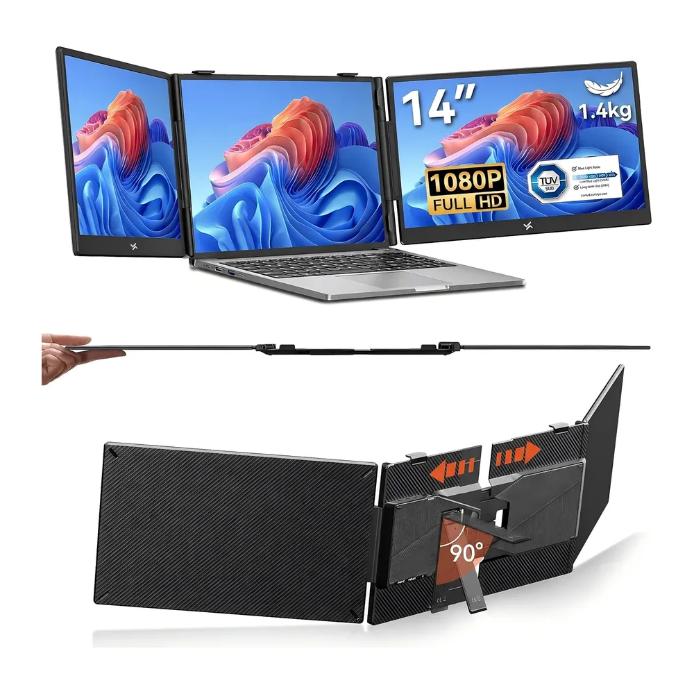 PX5 Pro Pantalla Triple Portátil 14 Pulgadas FHD IPS 300 nits