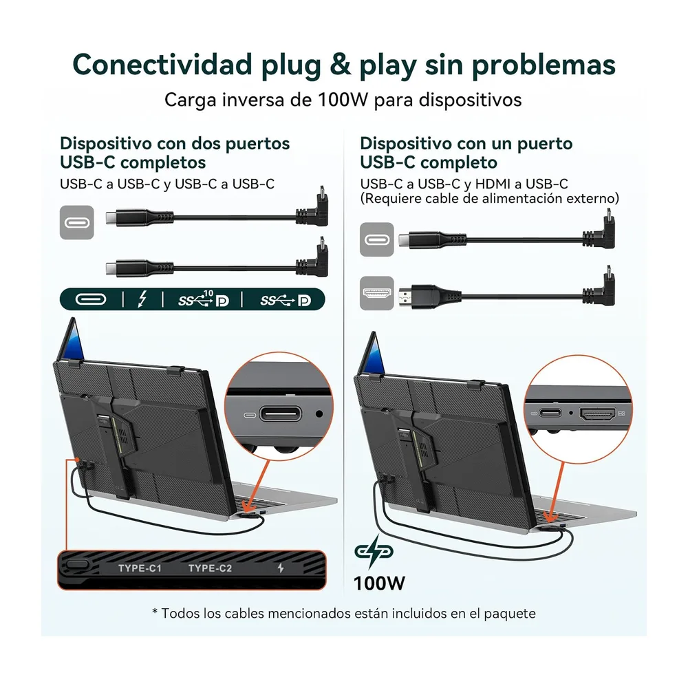 PX5 Pro Pantalla Triple Portátil 14 Pulgadas FHD IPS 300 nits — 5