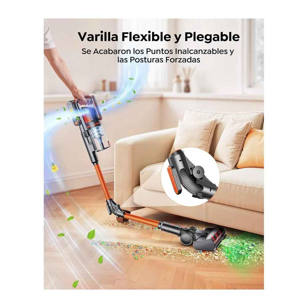Fieety Aspiradora sin Cable 55KPa/650W/70Min(ECO) — 4