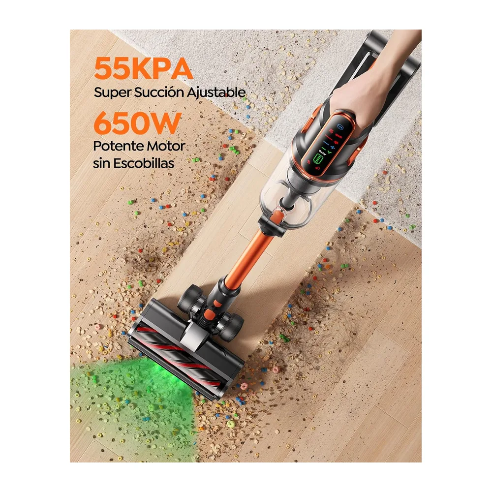 Fieety Aspiradora sin Cable 55KPa/650W/70Min(ECO) — 5