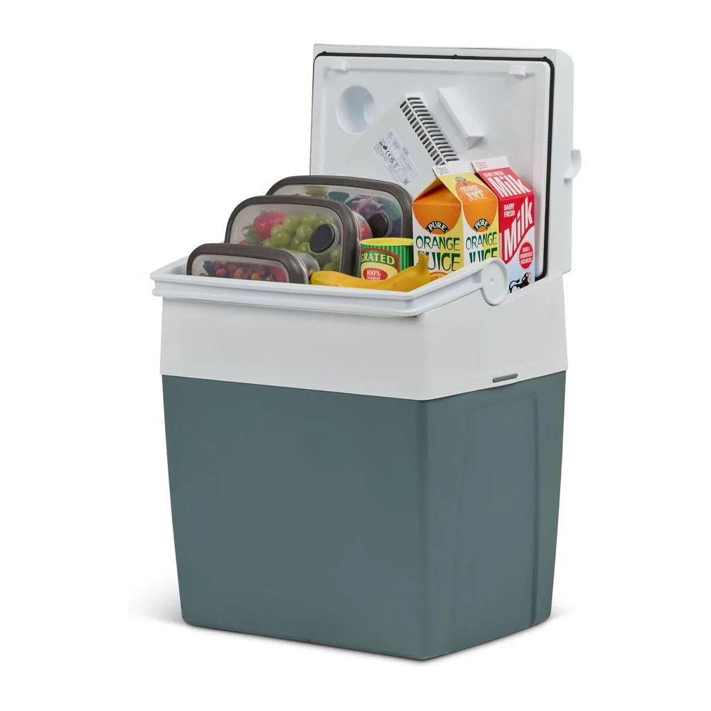 Mobicool ME27 Glacière électrique 26 l Gris Mini réfrigérateur 12/230 V pour voiture, camion, bateau, loisirs et camping