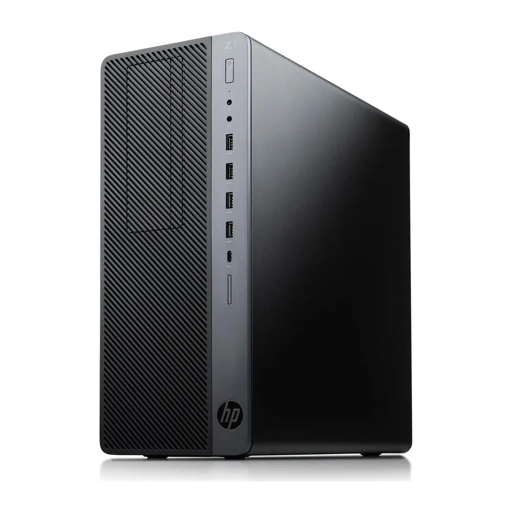 HP Z1 Entry Tower G5 Station de travail PC de bureau Intel Core i7-9700T, 16 Go de RAM, 512 Go SSD, clavier QWERTY améri